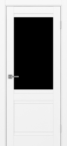 Полотно Турин 502U.21 белый снежный Цвет Белый снежный Размер 600х2000мм Покрытие Экошпон Стекло Черное