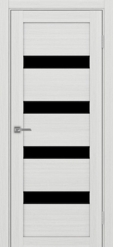 Полотно Турин 505 АПС SB ясень серебристый Цвет Ясень серебристый Размер 600х2000мм Покрытие Экошпон Стекло Черное