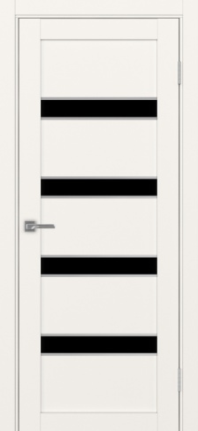 Полотно Турин 505 АПС SC бежевый Размер 600х2000мм Покрытие Экошпон Стекло Черное