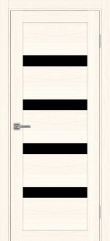 Полотно Турин 505 ясень светлый Цвет Ясень светлый Размер 600х2000мм Покрытие Экошпон Стекло Черное