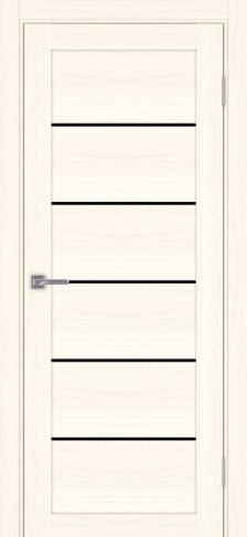 Полотно Турин 506 ясень светлый Цвет Ясень светлый Размер 800х2000мм Покрытие Экошпон Стекло Черное