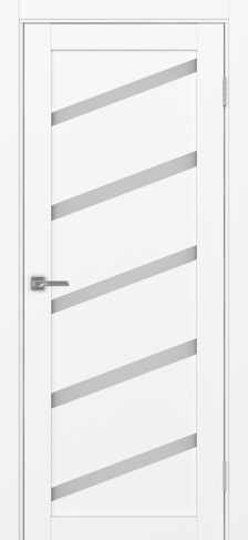 Полотно Турин 506 У белый снежный Размер 600х2000мм Покрытие Экошпон Стекло Матовое