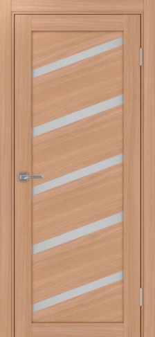 Полотно Турин 506 У ясень тёмный Размер 800х2000мм Покрытие Экошпон Стекло Матовое