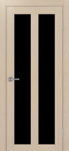 Полотно Турин  521.22 дуб белёный Размер 700х2000мм Покрытие Экошпон Стекло Черное