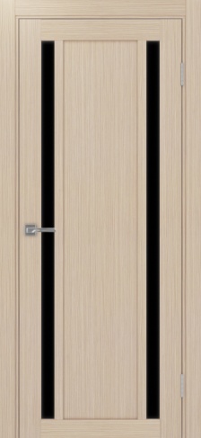 Полотно Турин  522.212 дуб белёный Размер 600х2000мм Покрытие Экошпон Стекло Черное